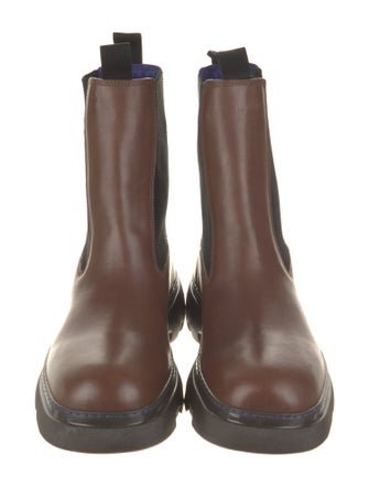Burberry Leather Chelsea Boots