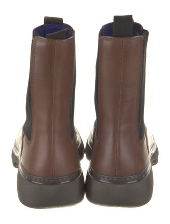 Burberry Leather Chelsea Boots