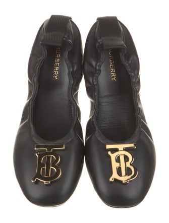 Burberry Leather Ballet Flats