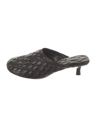 Burberry Leather Mules