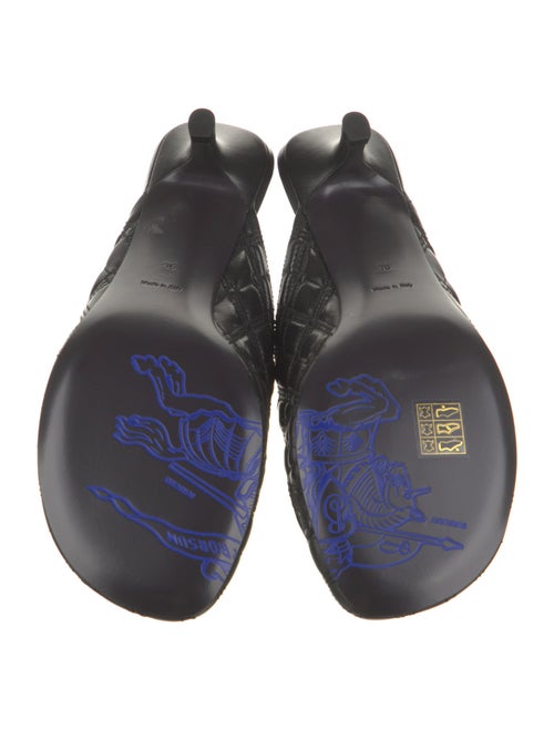 Burberry Leather Mules