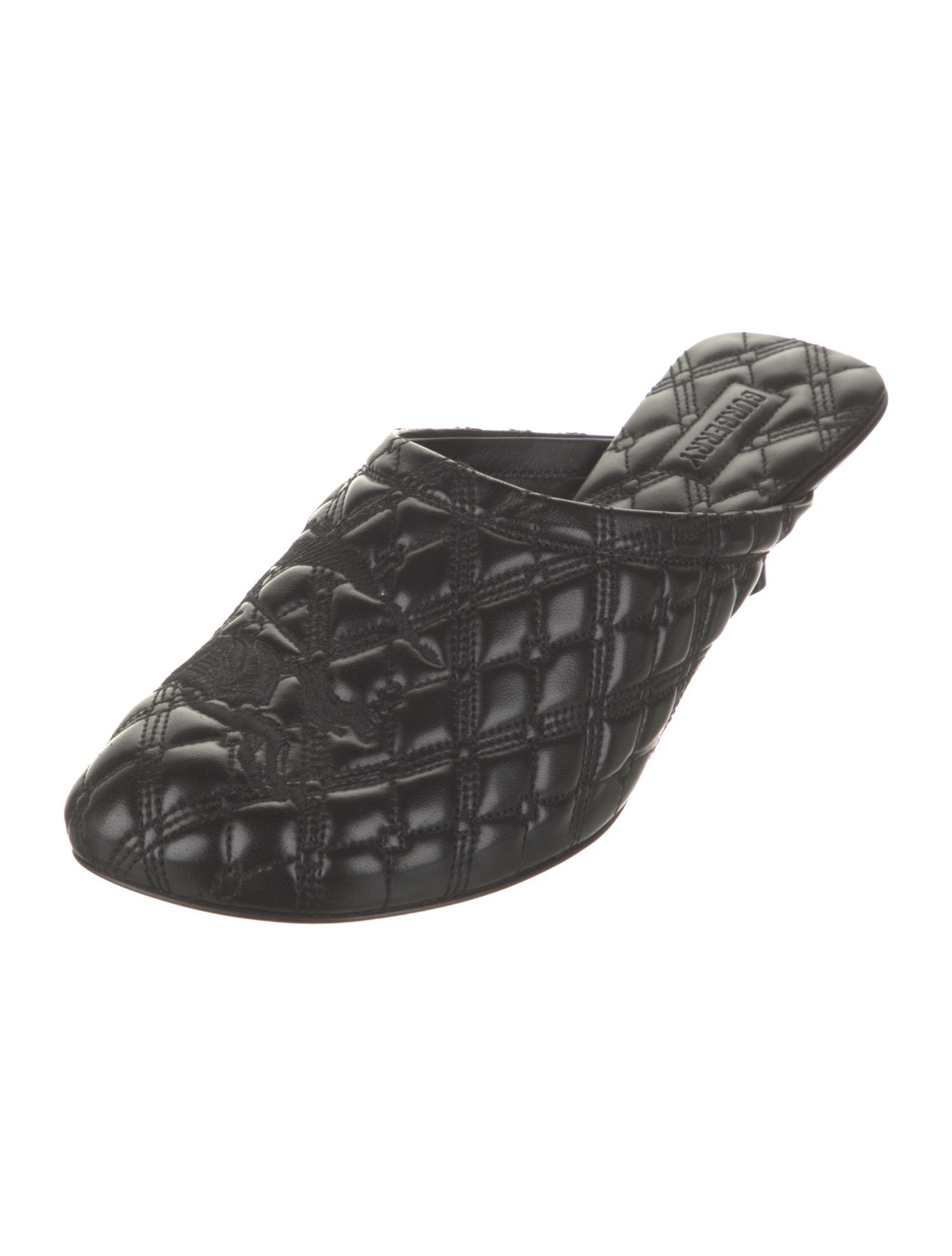 Burberry Leather Mules