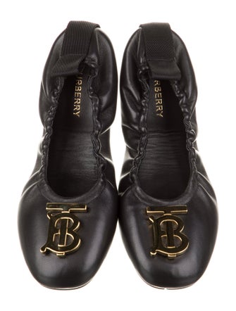 Burberry Leather Ballet Flats