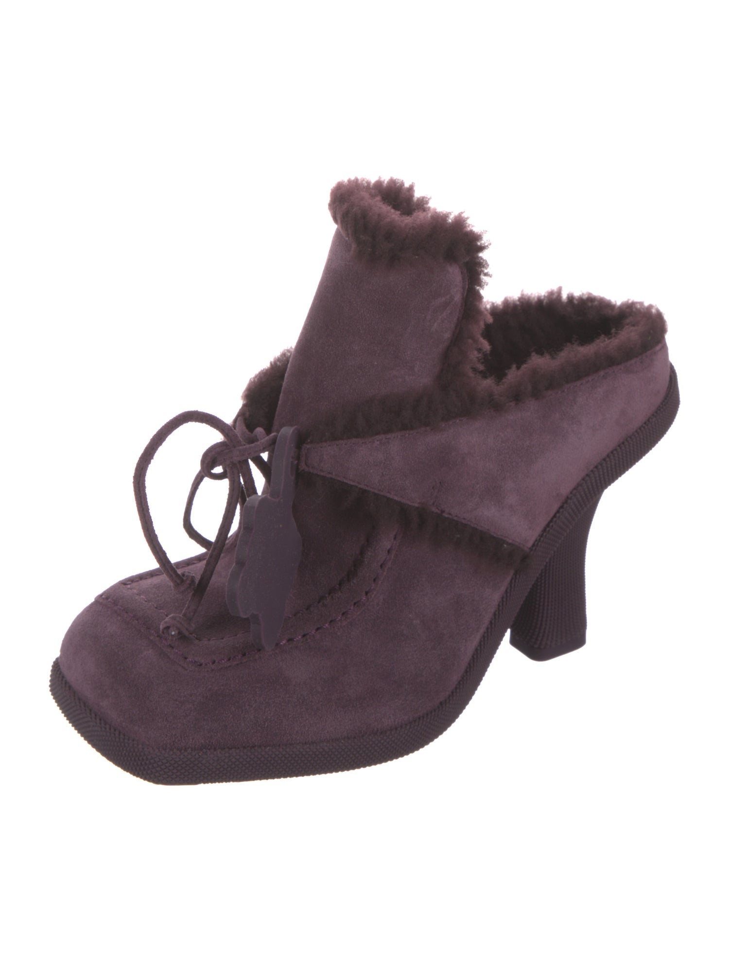 Burberry Suede Mules