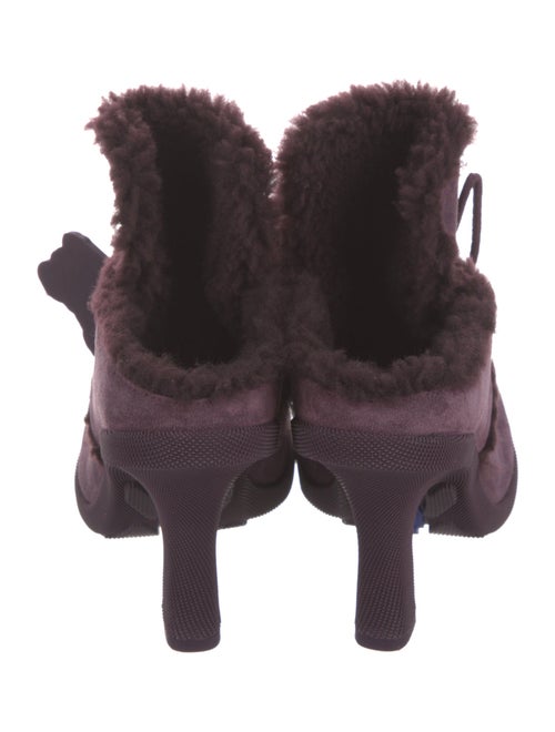 Burberry Suede Mules