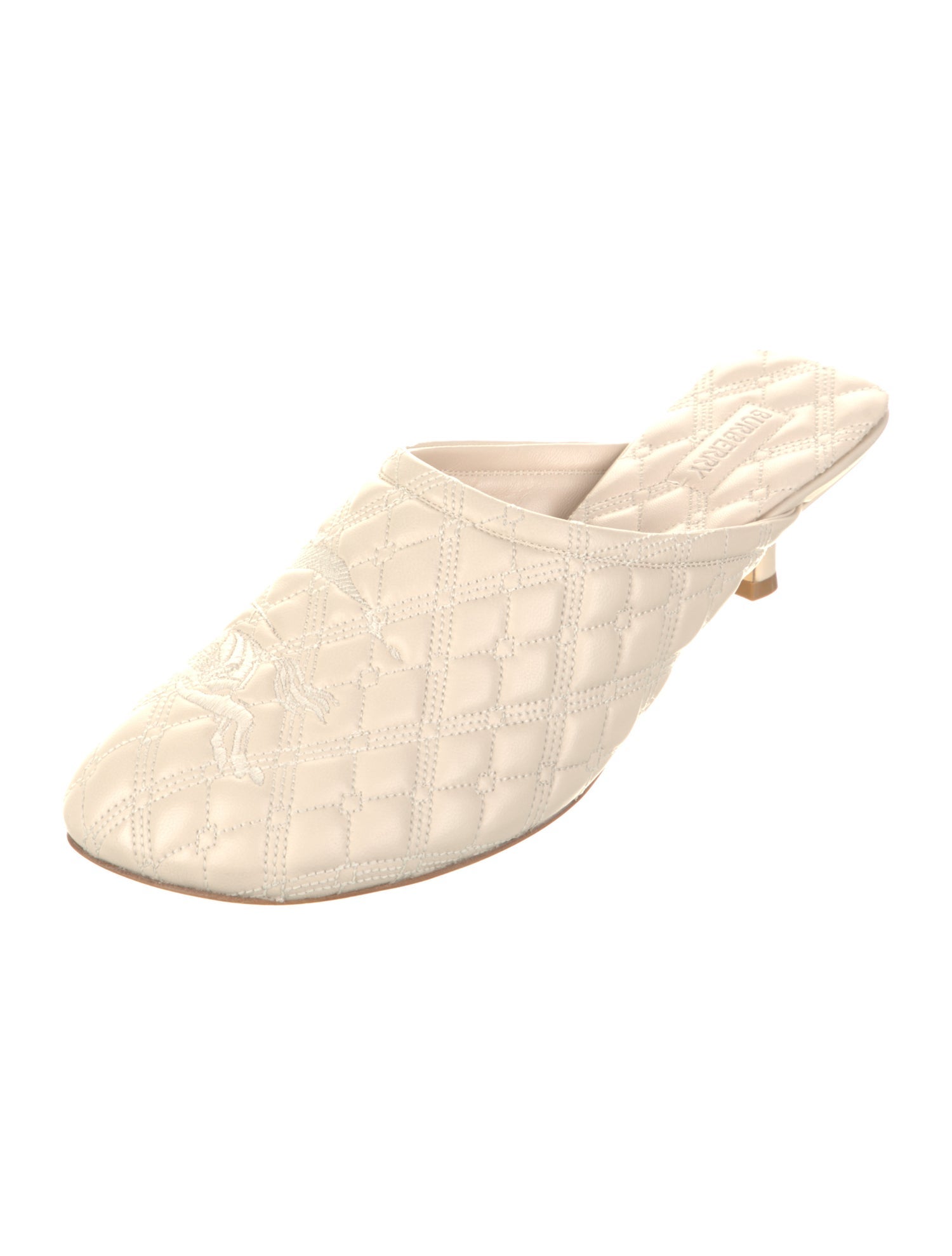 Burberry Leather Mules