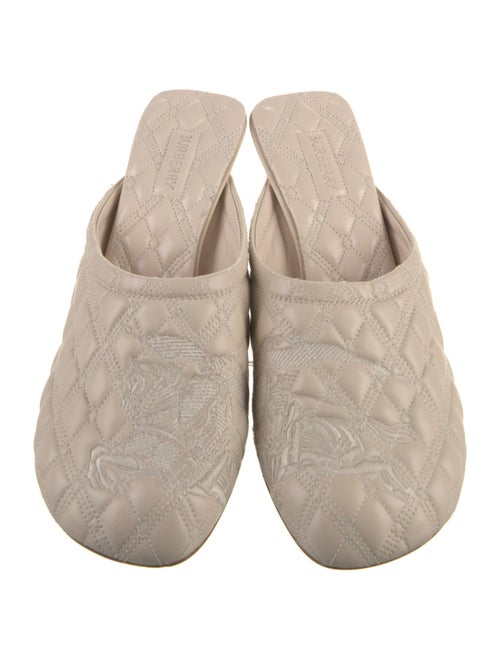 Burberry Leather Mules