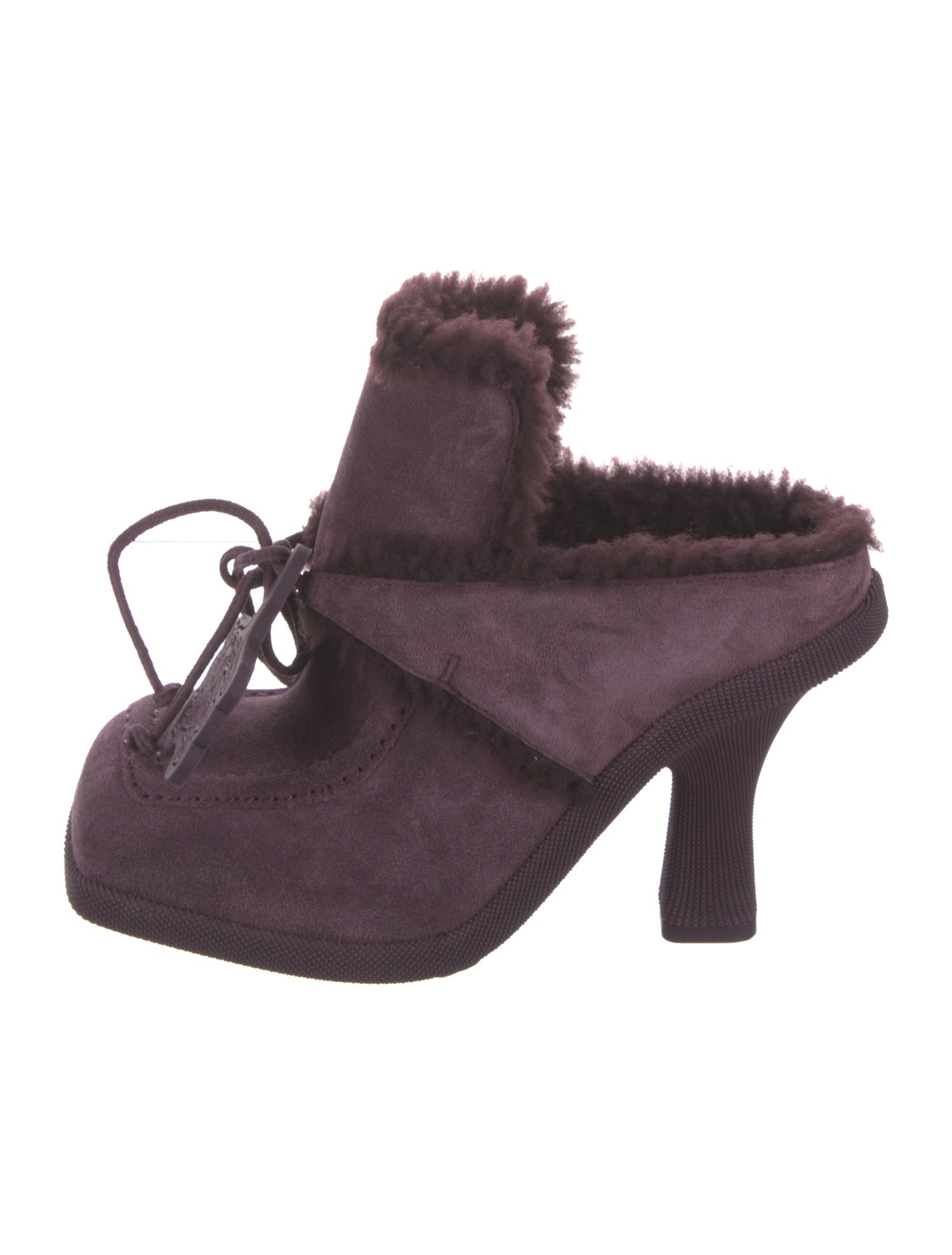 Burberry Suede Mules