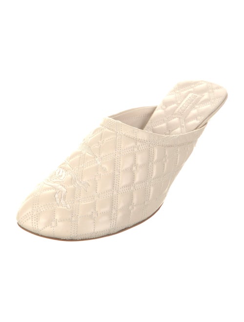 Burberry Leather Mules