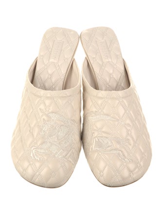 Burberry Leather Mules