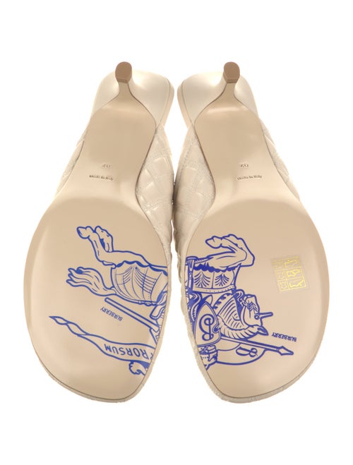 Burberry Leather Mules
