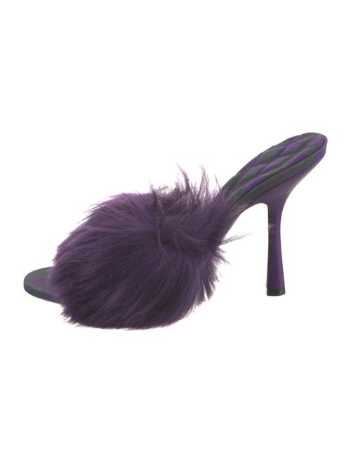 Burberry Faux Fur Slides