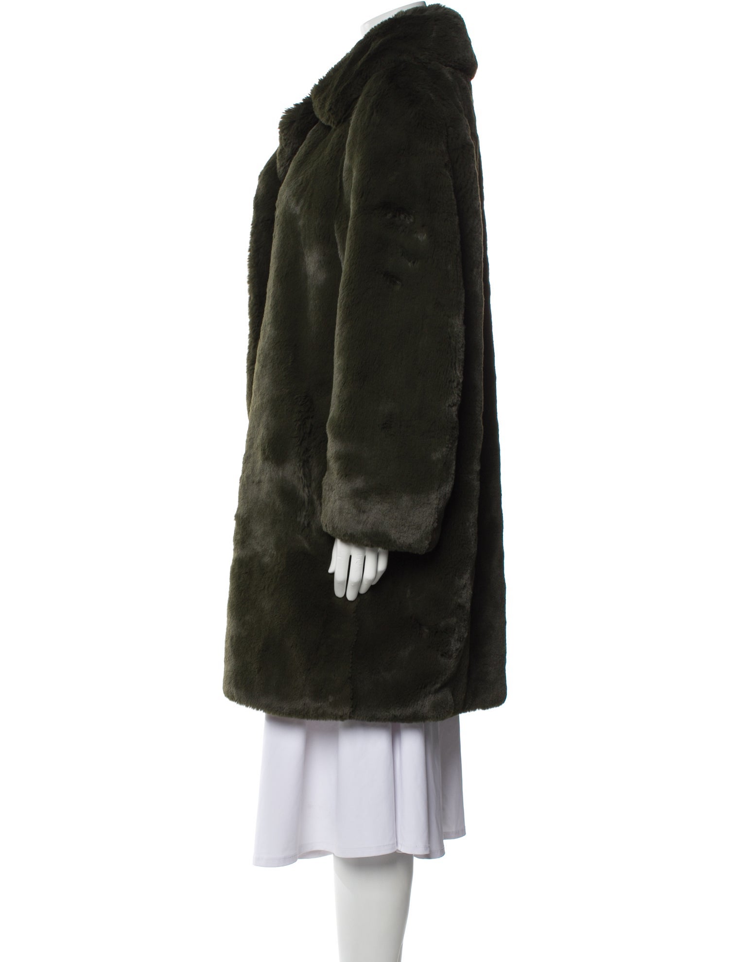 Burberry Faux Fur Faux Fur Coat