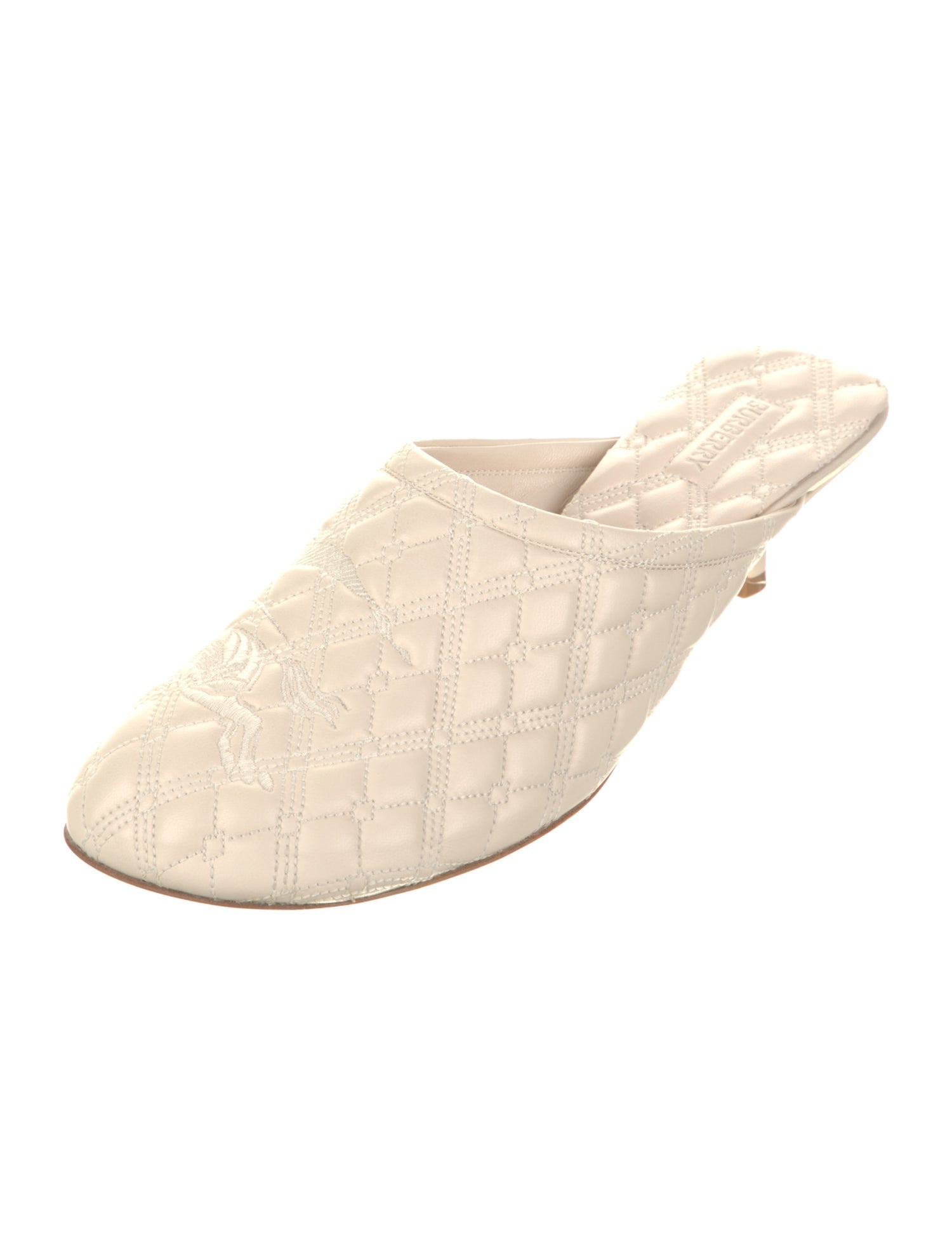 Burberry Leather Mules