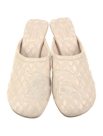 Burberry Leather Mules