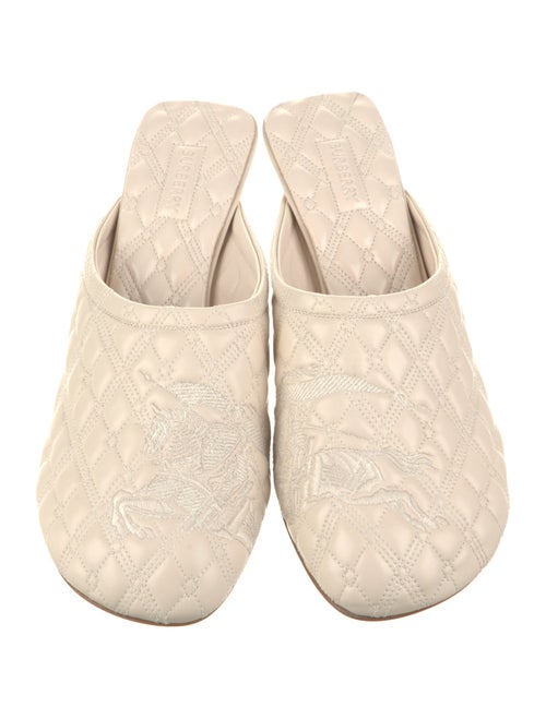 Burberry Leather Mules