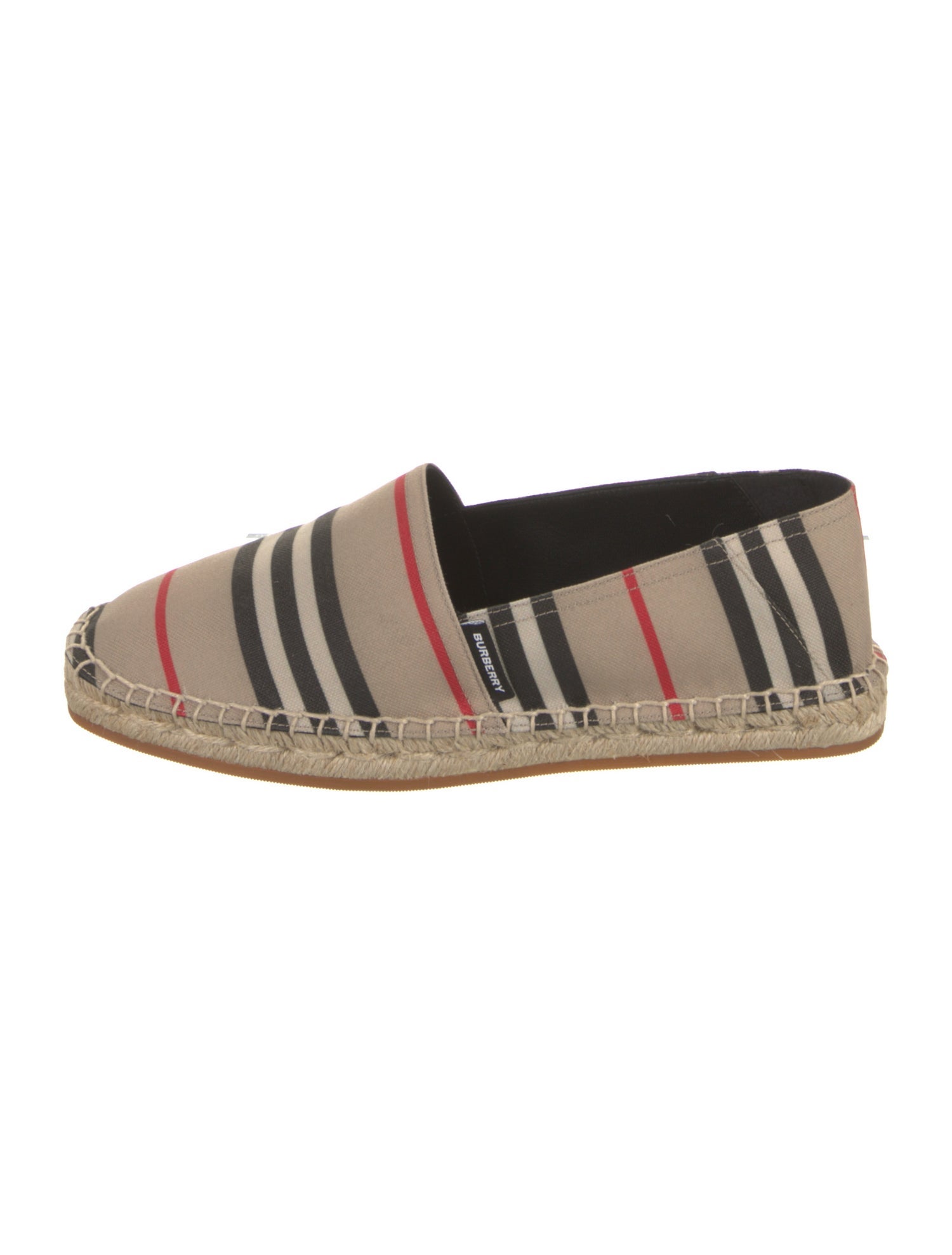 Burberry Canvas Printed Espadrilles w/ Tags