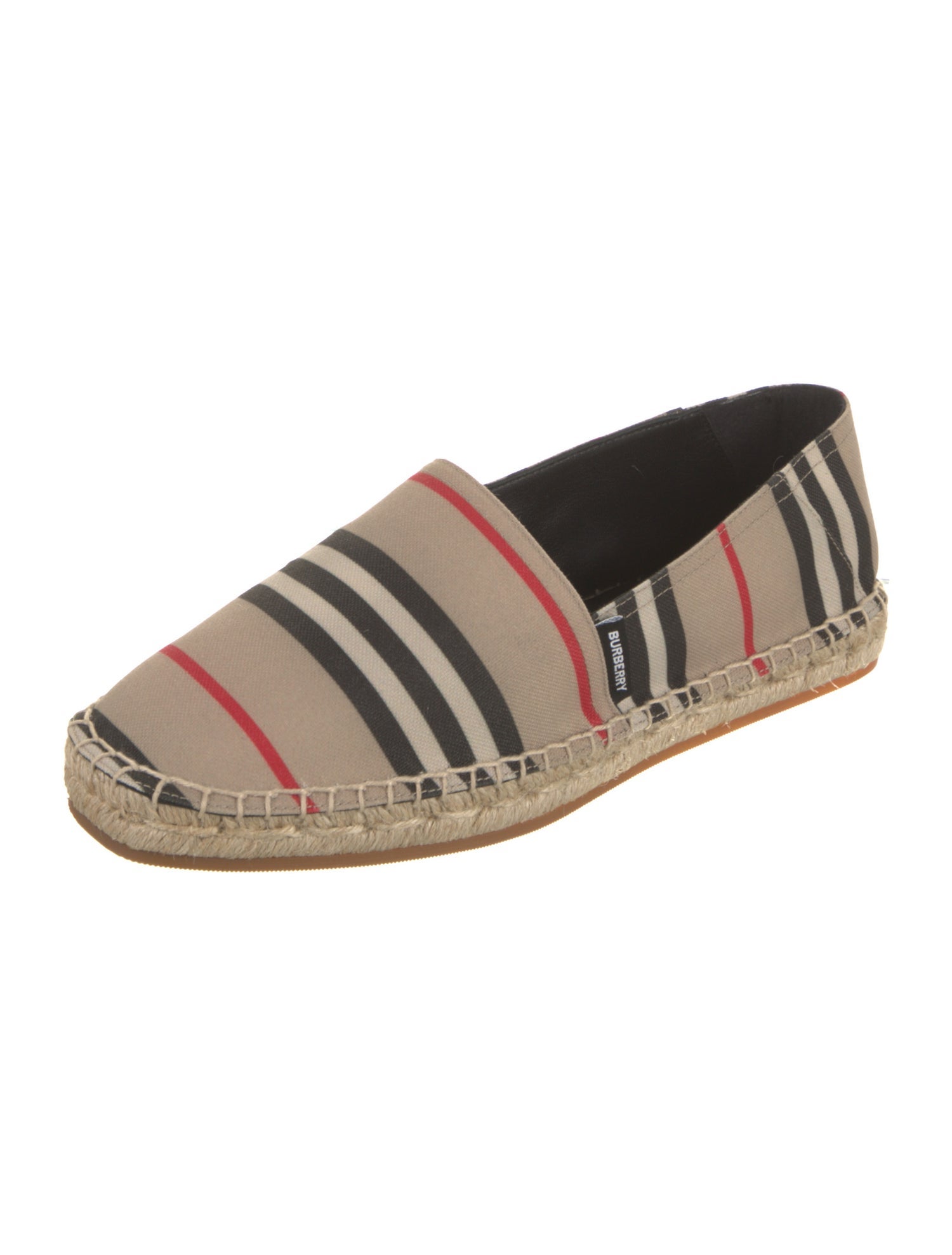 Burberry Canvas Printed Espadrilles w/ Tags