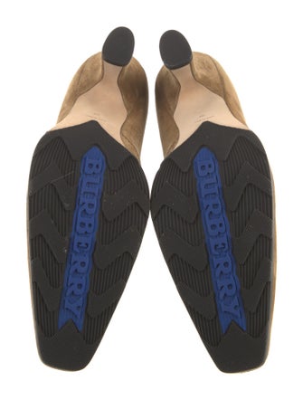 Burberry Suede Lace-Up Boots