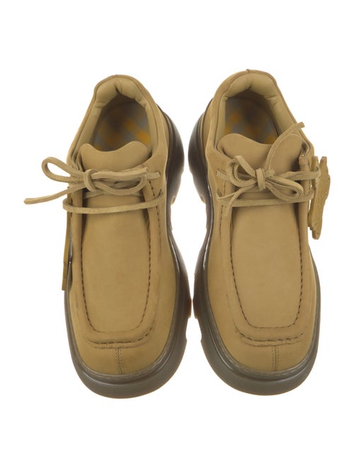 Burberry Suede Lace-Up Boots
