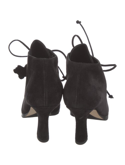 Burberry Suede Lace-Up Boots