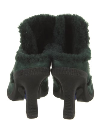 Burberry Suede Mules