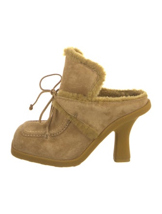 Burberry Suede Mules