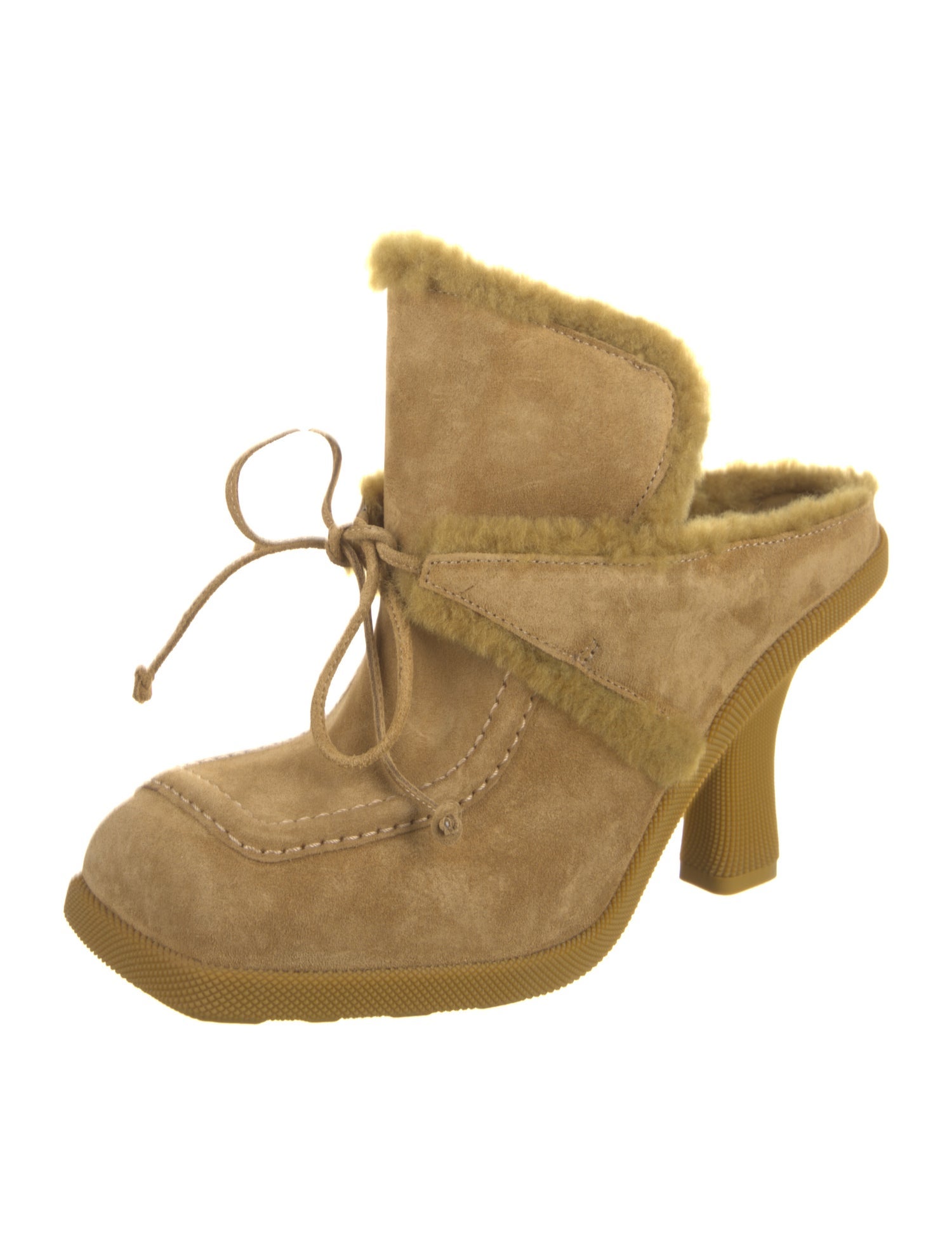 Burberry Suede Mules