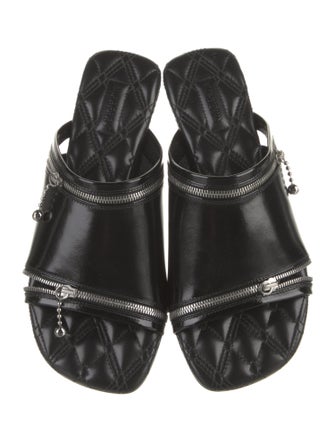 Burberry Leather Slides