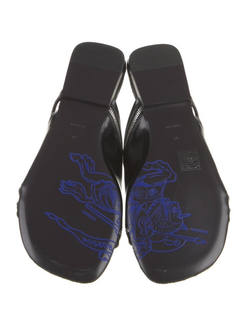 Burberry Leather Slides
