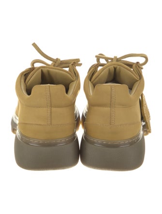 Burberry Suede Lace-Up Boots