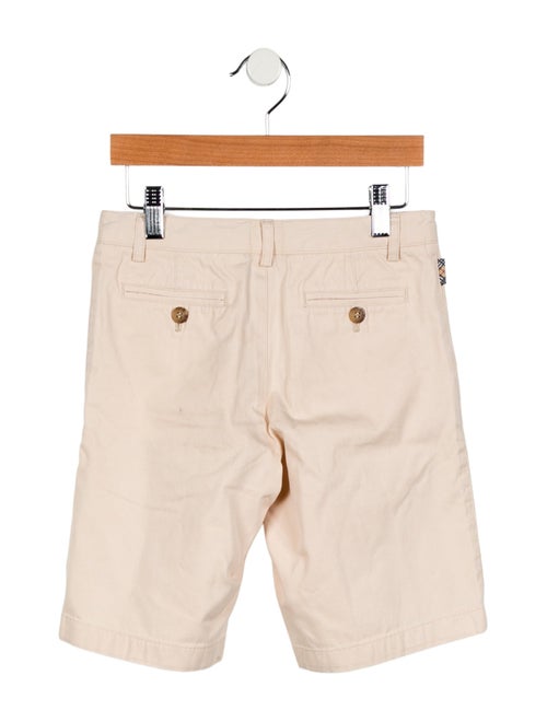 Burberry Boys' Solid Khaki Shorts