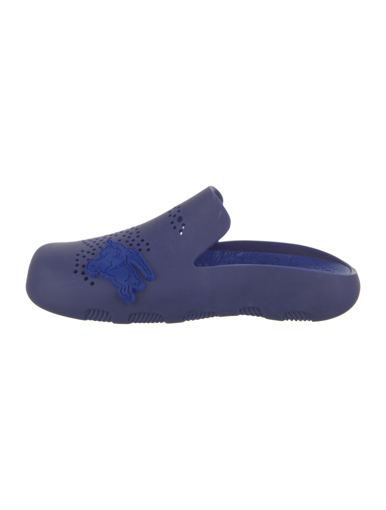 Burberry Rubber Colorblock Pattern Slides