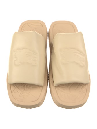 Burberry Leather Slides