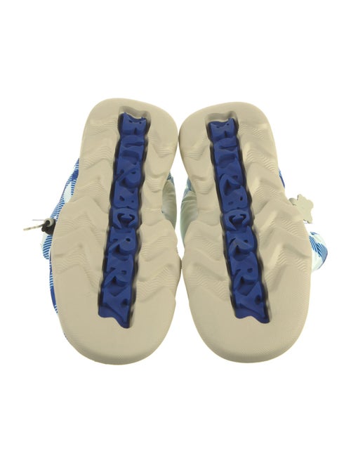 Burberry Plaid Print Boots