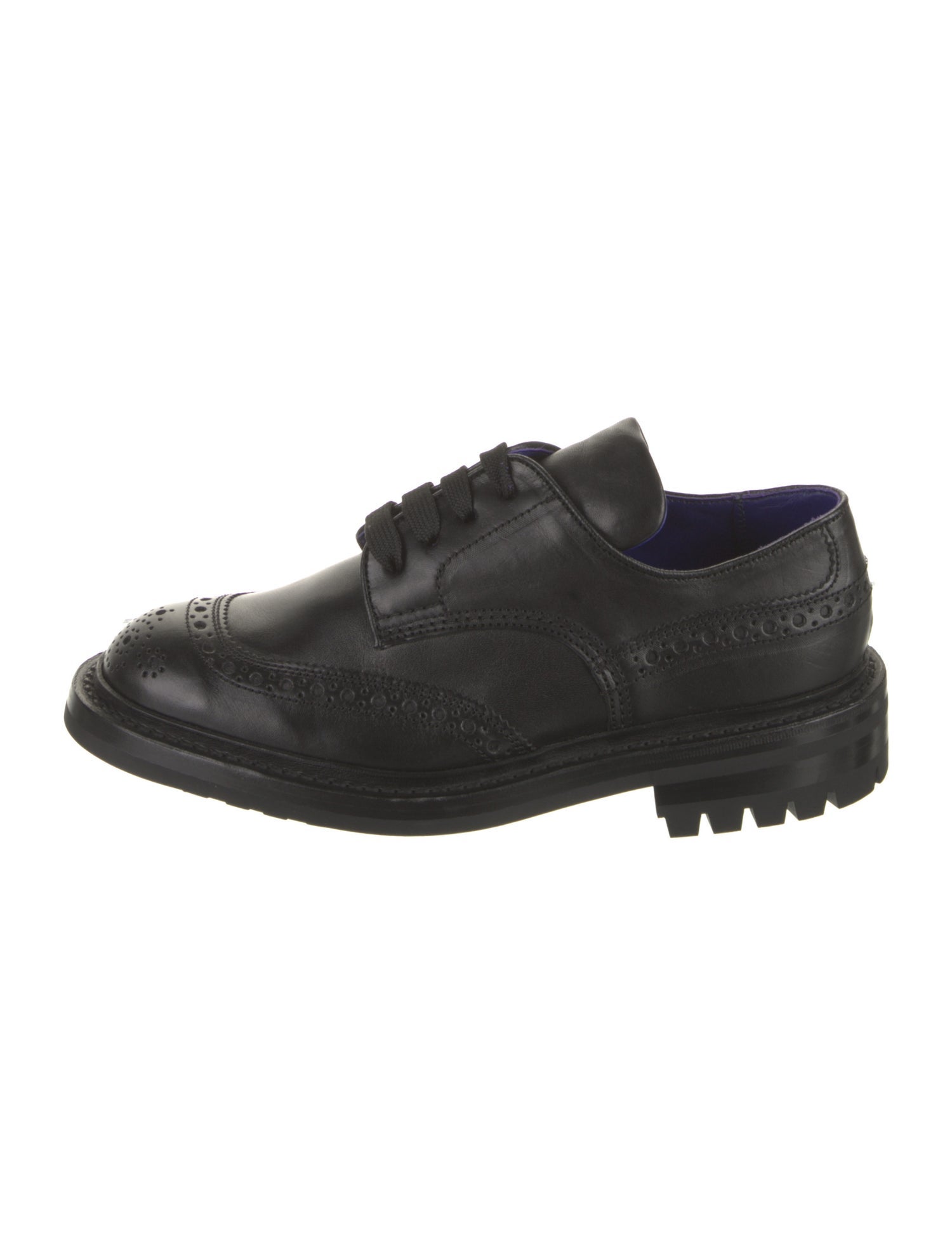 Burberry Leather Lasercut Accents Brogues