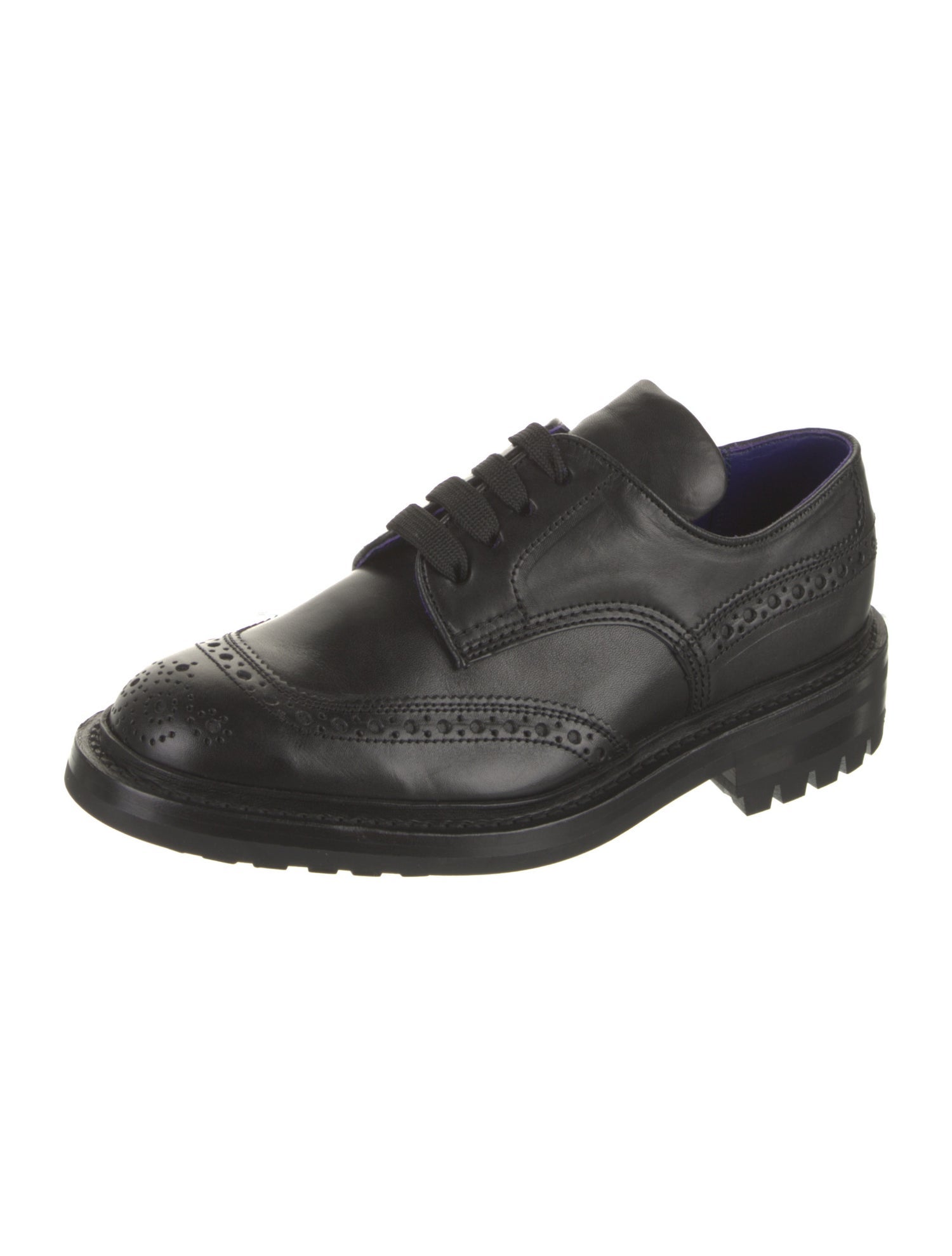 Burberry Leather Lasercut Accents Brogues