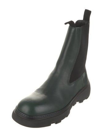 Burberry Leather Rain Boots