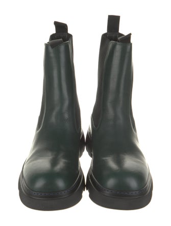 Burberry Leather Rain Boots