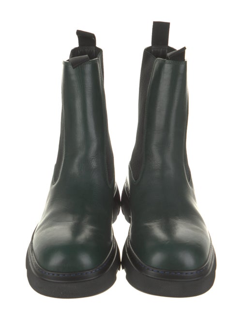 Burberry Leather Rain Boots