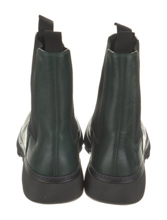 Burberry Leather Rain Boots