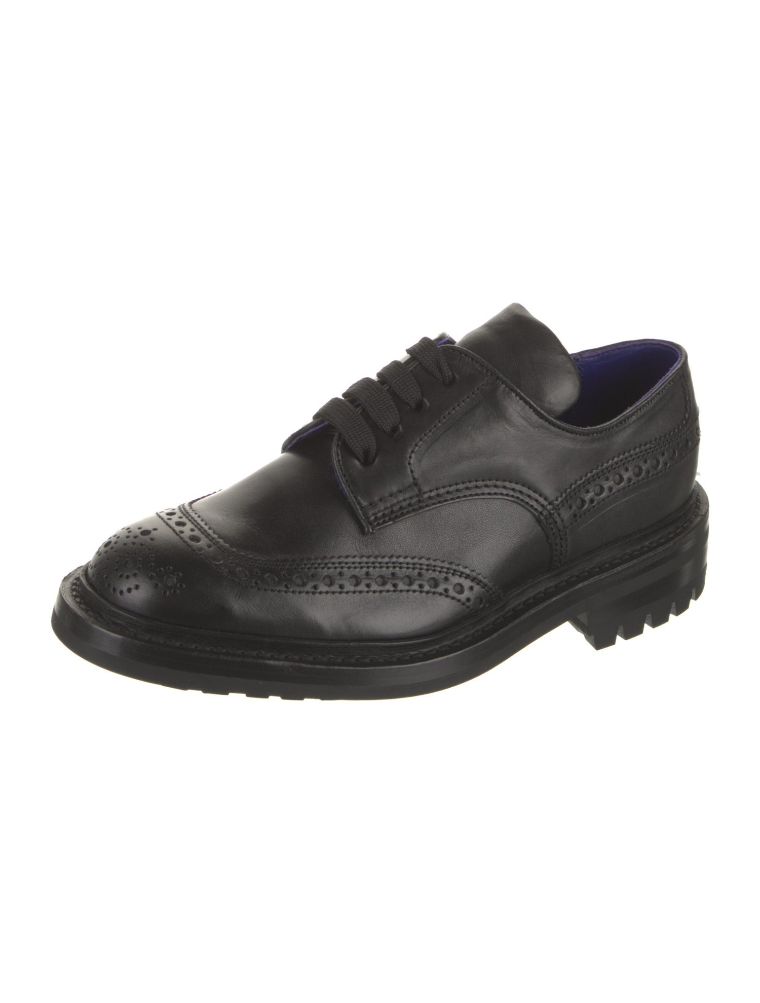 Burberry Leather Lasercut Accents Brogues