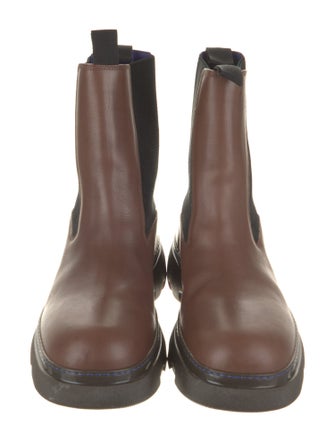 Burberry Leather Chelsea Boots