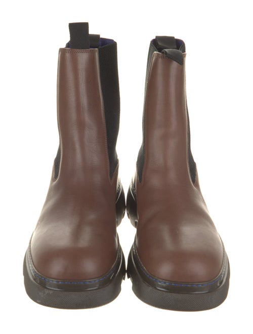 Burberry Leather Chelsea Boots