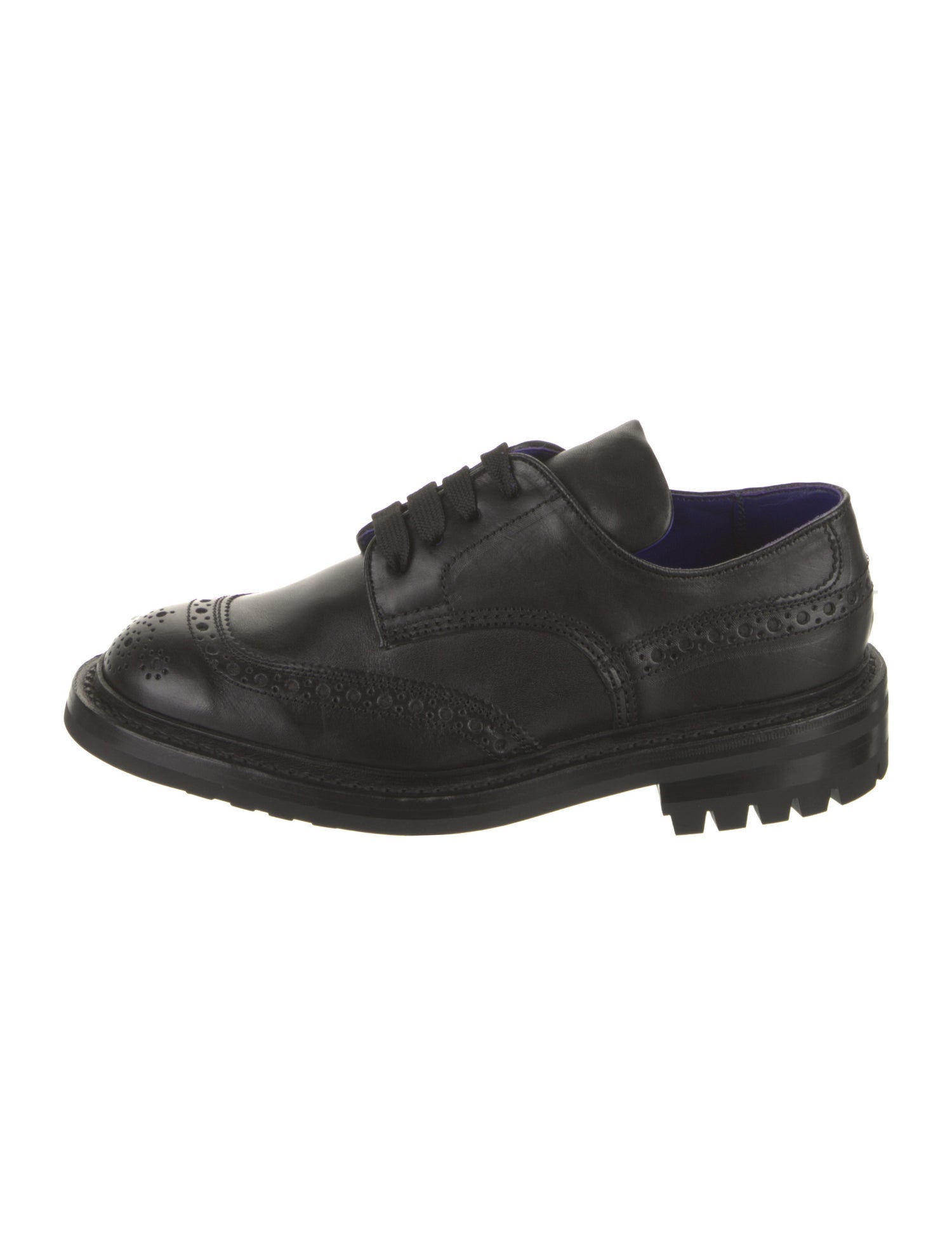 Burberry Leather Lasercut Accents Brogues