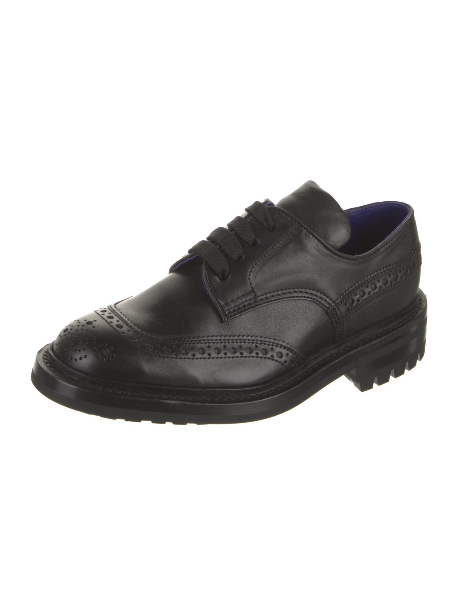 Burberry Leather Lasercut Accents Brogues