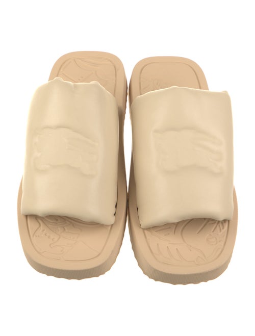 Burberry Leather Slides