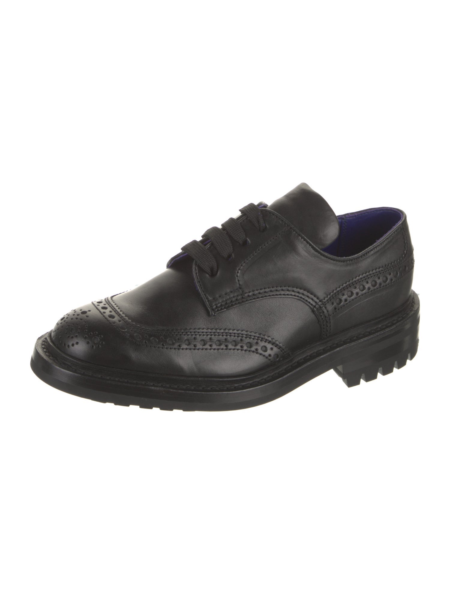 Burberry Leather Lasercut Accents Brogues