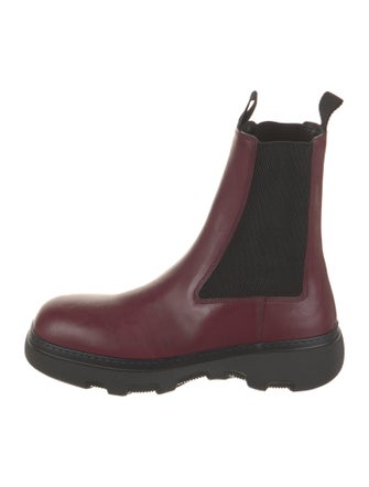 Burberry Leather Chelsea Boots