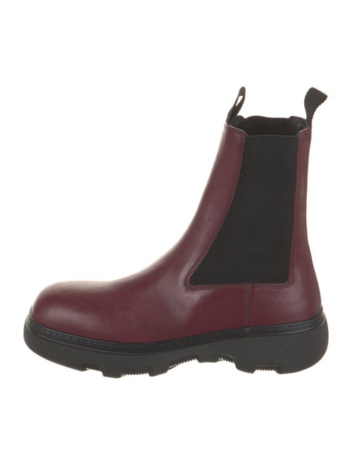 Burberry Leather Chelsea Boots